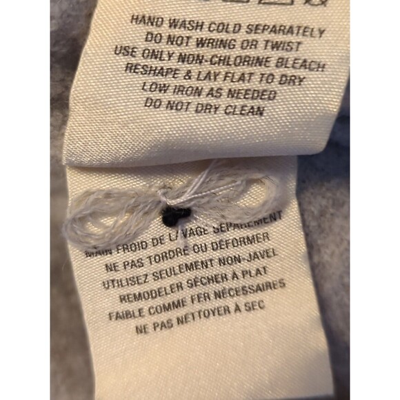 Knitted And Knotted Anthropologie Dress Small Gray Wool Drop Waist Sleeveless - Picture 6 of 13